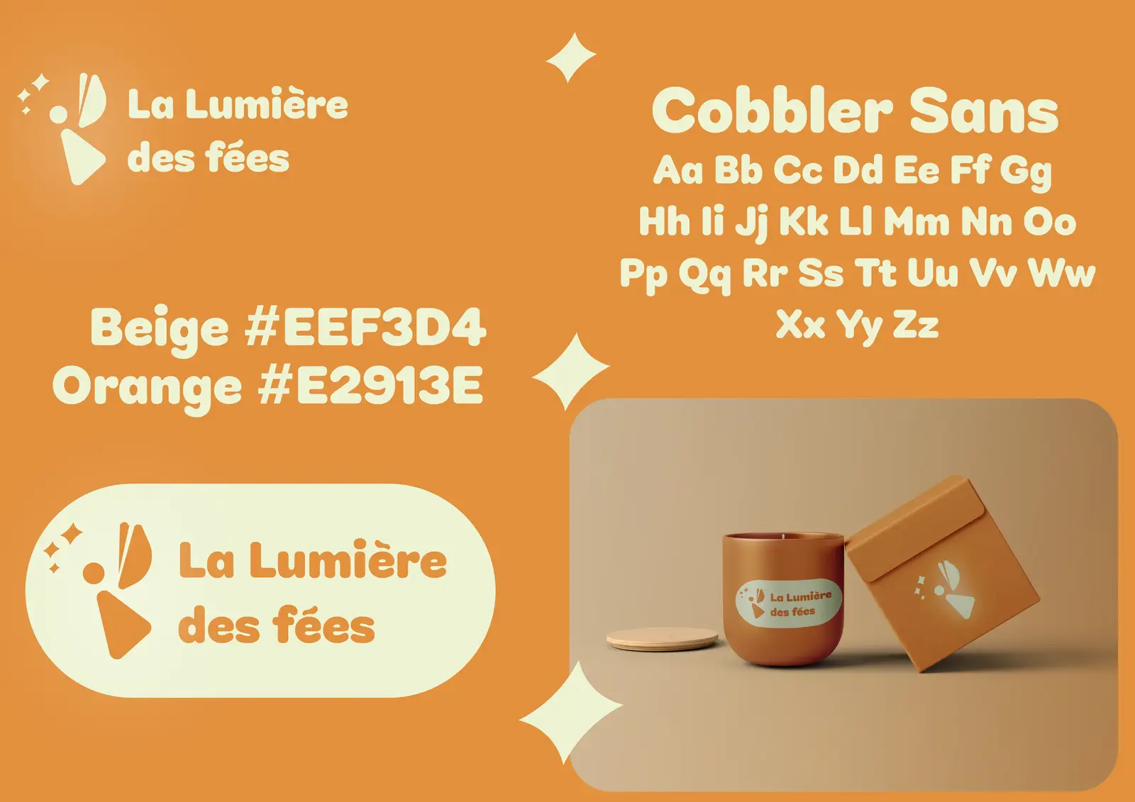 Charte graphique complète (Guideline) de La Lumière des Fées