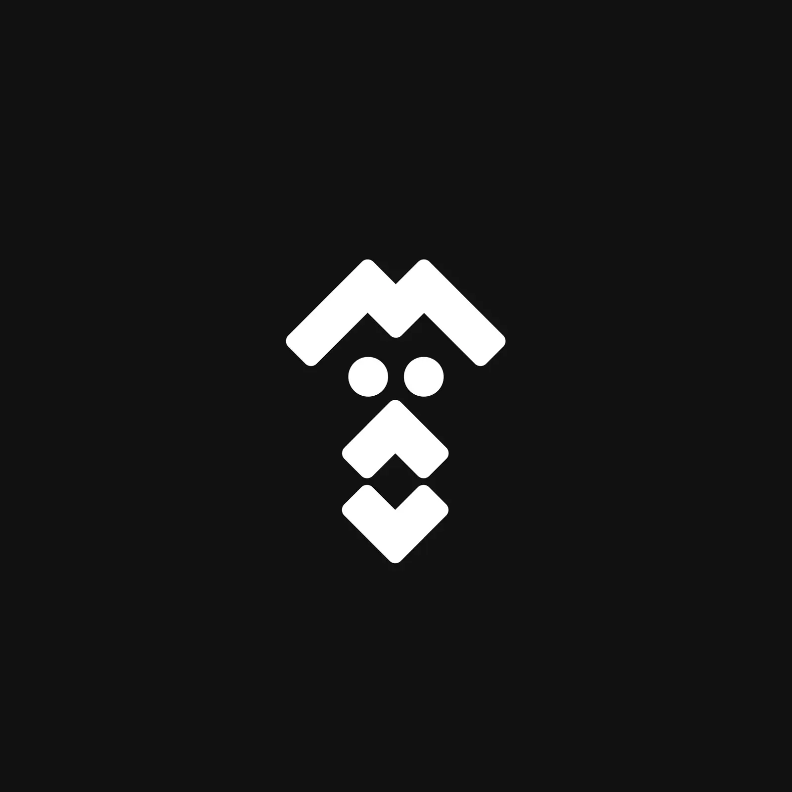 Recherche graphique pour le logo MKL - Déclinaison Frame 5 en noir et blanc